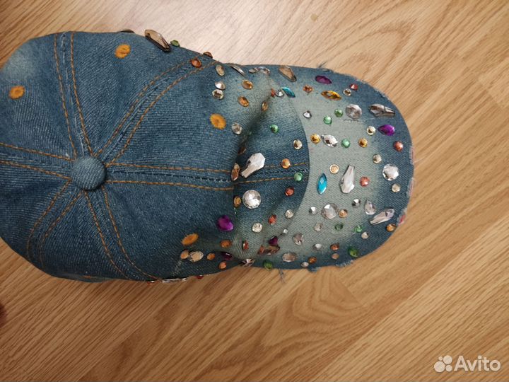 Кепка джинсовая