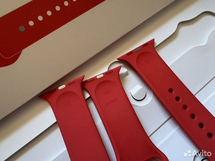 Apple Watch Red Sport Band (42-44-45-49)