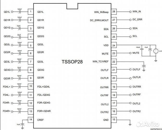 Микросхема TDA7719