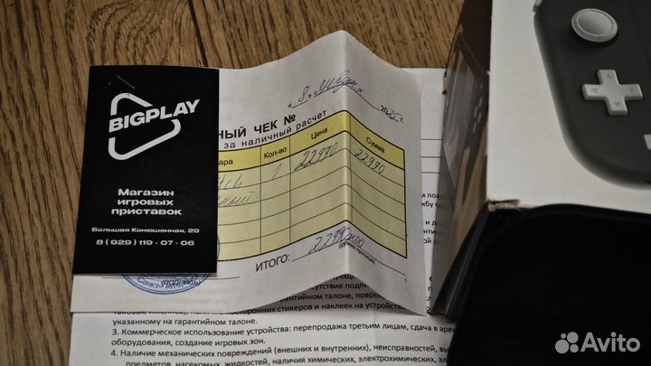 Nintendo switch lite прошитый на гарантии