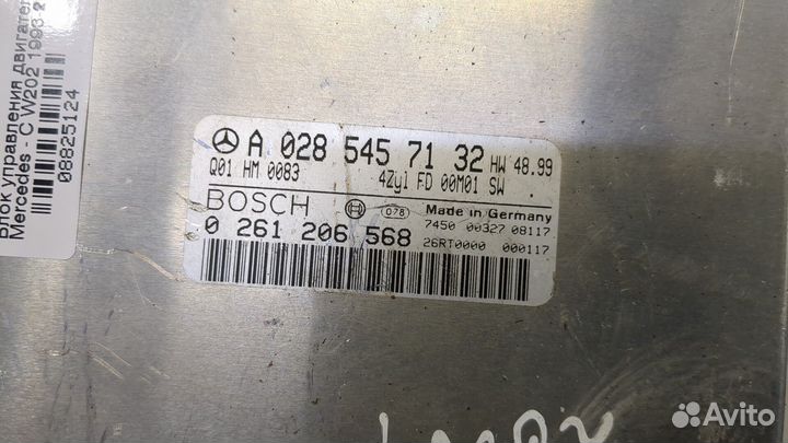 Блок управления двигателем Mercedes C W202, 2000