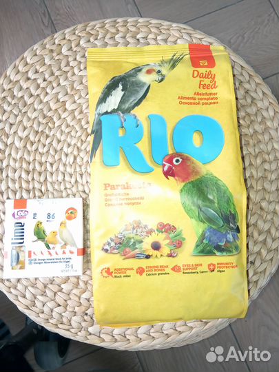 Корм для попугаев Rio + Мин.камень