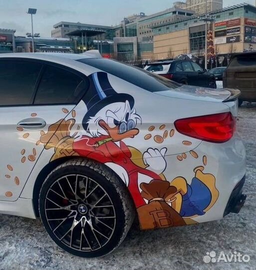 Наклейка на весь кузов авто