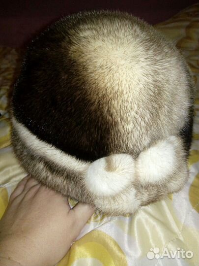 Шапка норковая
