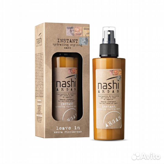 Nashi argan спрей маска несмываемая