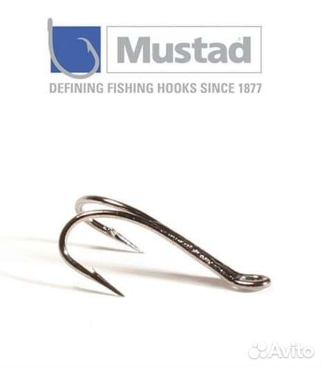 Mustad Black (Silver) #6, #8