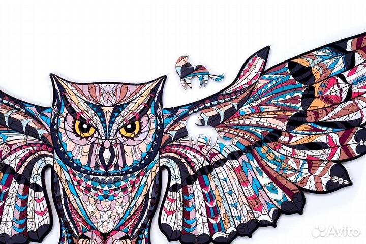 Деревянный пазл Лесная сова (S/127) (Chapa), детал