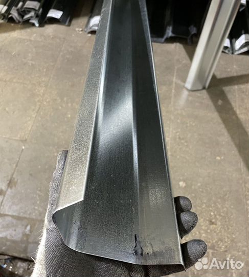 Порог левый Jaguar S-Type 1998-2008 (1мм)