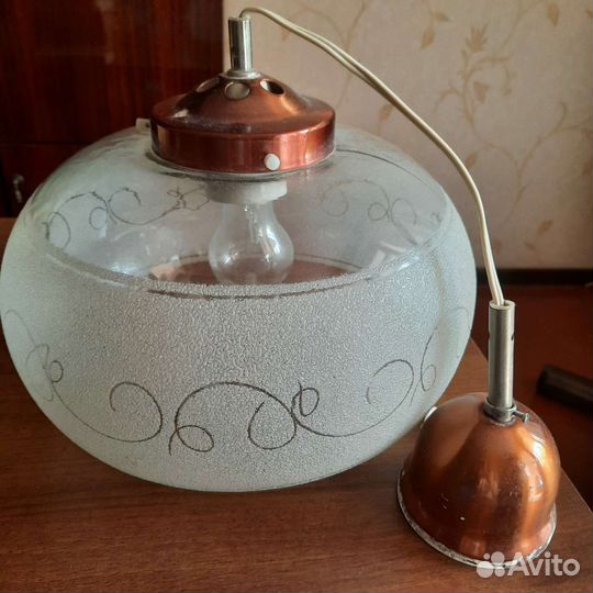 Светильник потолочный подвесной бу