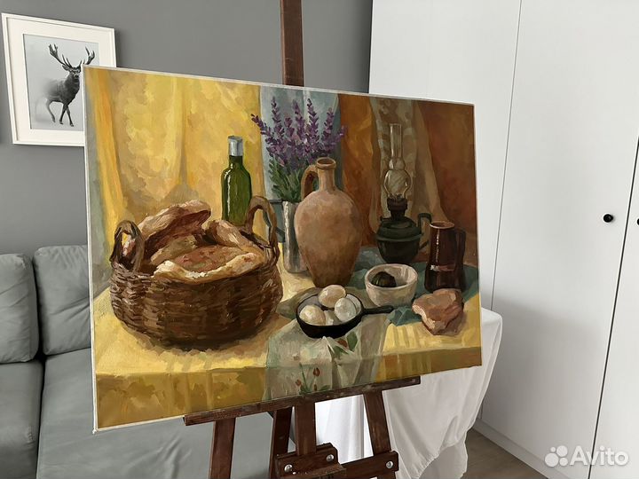 Картина маслом на холсте натюрморт