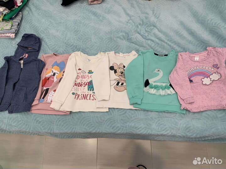 Детские вещи пакетом для девочек 92-104