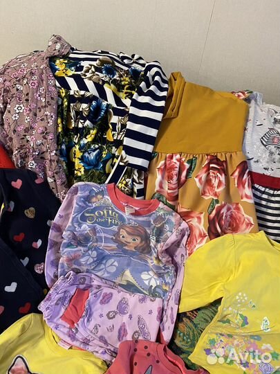 Детские вещи пакетом на девочку 110 116