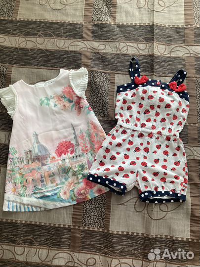 Вещи пакетом на девочку 92 98