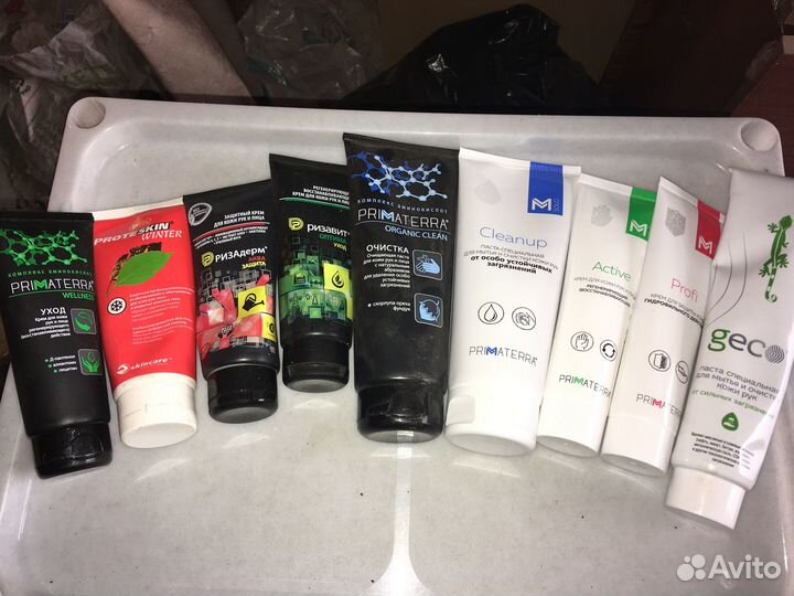 Очищающая паста и крема по уходу