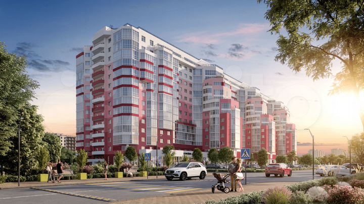 2-к. квартира, 54,6 м², 9/14 эт.