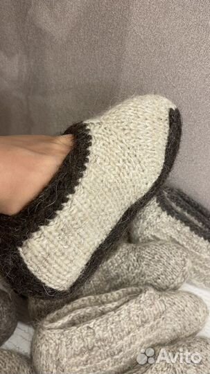 Шерстяные следки из 100 овечьей шерсти