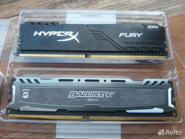 Оперативная память ddr4 12gb(4gb+8gb) 2400