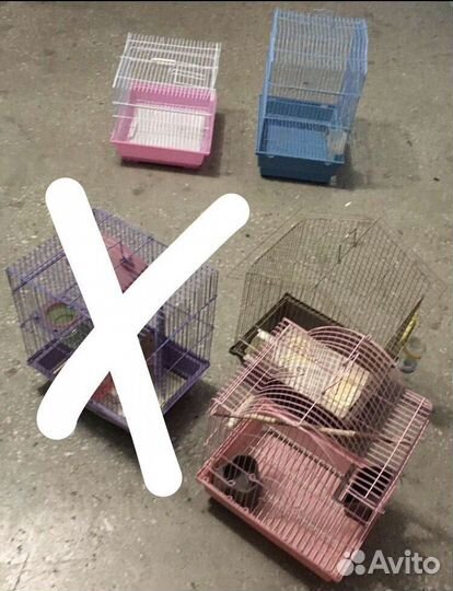 Клетки разные, б/у - в отличном состоянии