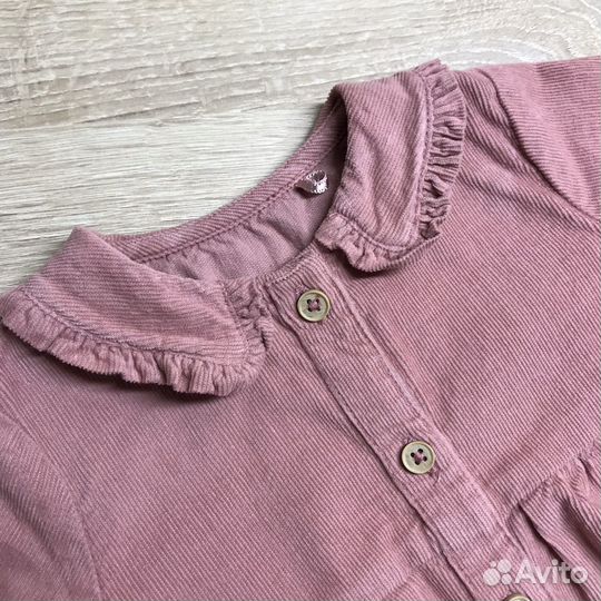 Милое платье Tu 74 р-р вельветовое платье