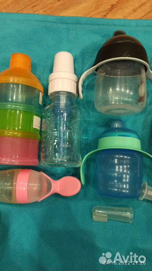 Молокоотсос pigeon, бутылочки разные