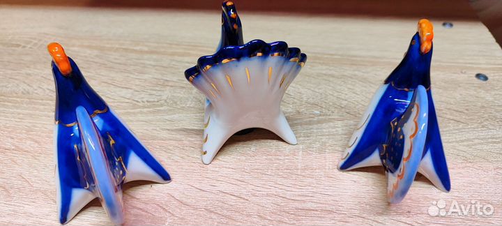 Солонка из СССР, фарфор, лфз, Раритет