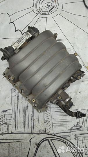 Audi A6 c5 впускной коллектор