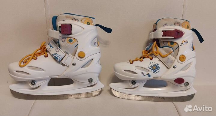 Коньки детские раздвижные 30-33р