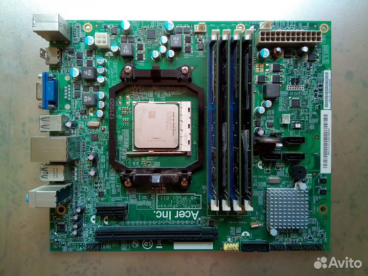 Плата Acer M1470 + AMD A6 3620 + Radeon HD 6530D