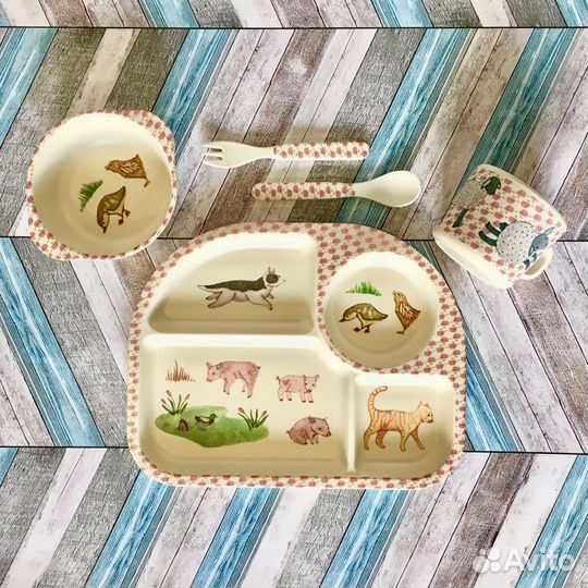 Посуда из бамбука