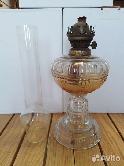 Керосиновая лампа стекло Европа