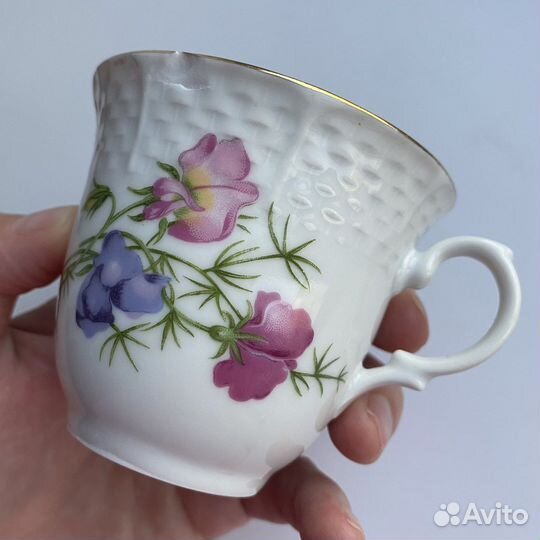 Кофейная пара, сахарница Thun (Чехословакия)