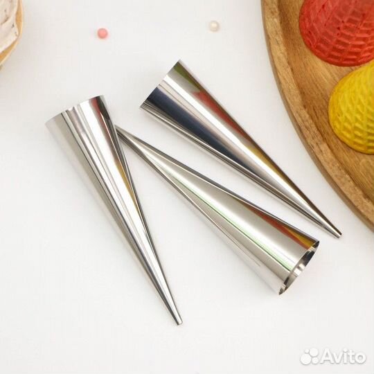 Набор форм для круассанов и трубочек 12,5х3,5 см