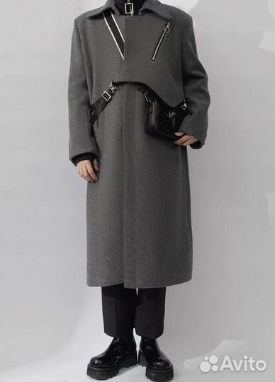 Пальо Rick Owens type Grey Coat