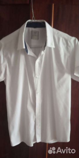 Рубашка школьная, размер 146