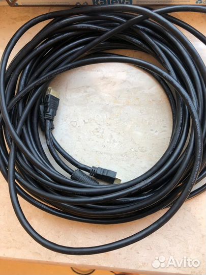 Кабель hdmi 15 метров VGA кабель 10м