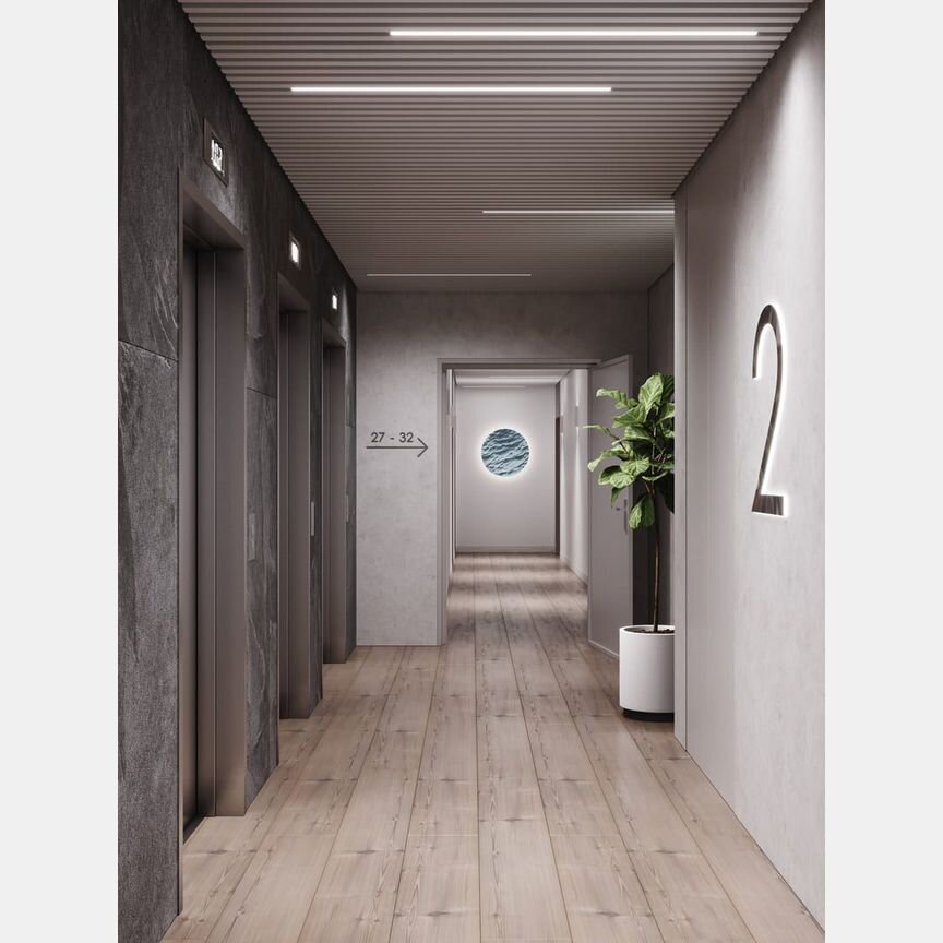 3-к. квартира, 76,3 м², 21/28 эт.