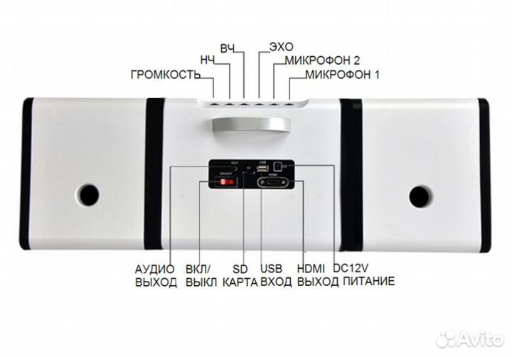 Мультимедиа караоке для дома estrada HD maxi