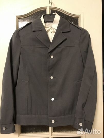 13/2025 * Костюм школьный серый с рубашкой 134