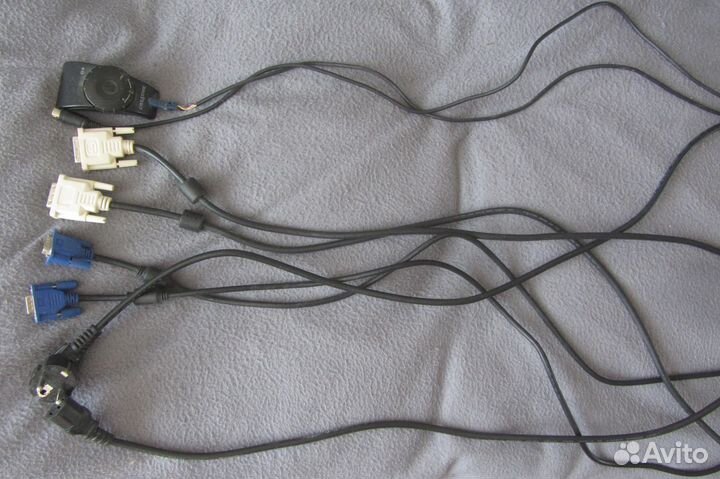 Кабель для компьютераvga DVI.Кабель питания