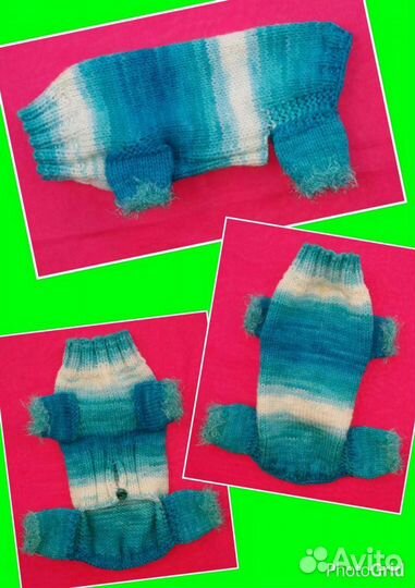 Вязаная одежда для собачек, котов