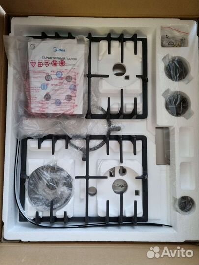 Газовая варочная панель Midea MG696TX 4k новая