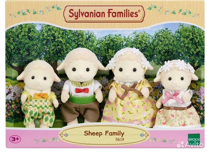 Набор игровой Sylvanian Families Семья Овечек