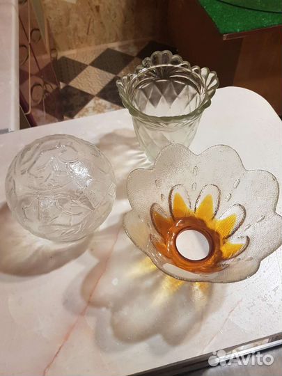 Плафоны для люстры стеклянные