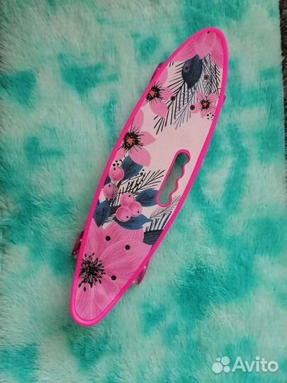 Пениборд С ручкой для переноски розовый