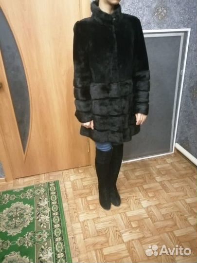 Шуба Норковая + бобер