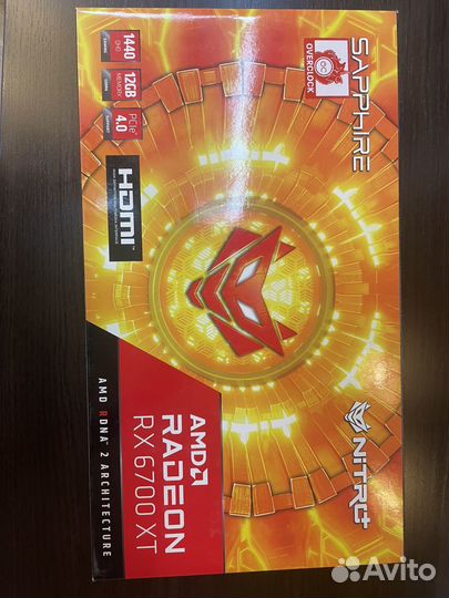 Видеокарта rx 6700xt