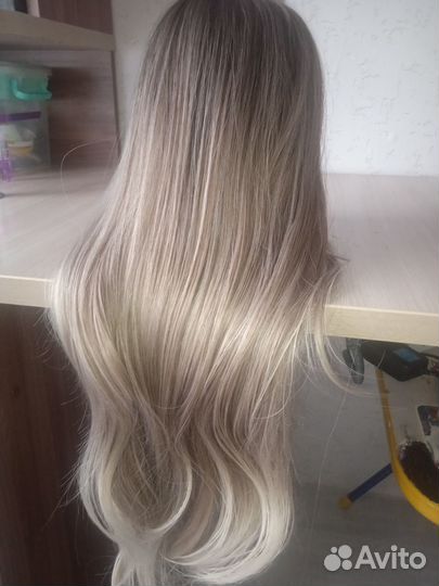 Парик из термоволокна, новый 65см