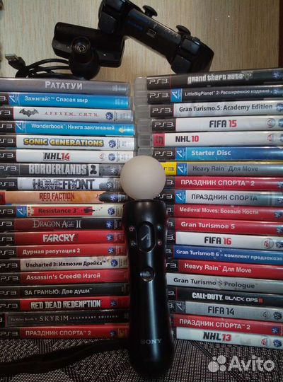 Контроллер PS Move на движение