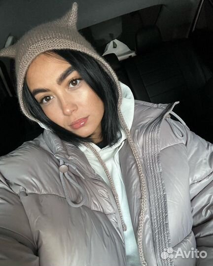 Шапка чепчик с ушками