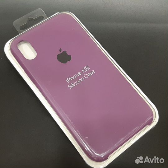 Силиконовый чехол на iPhone XR виноград